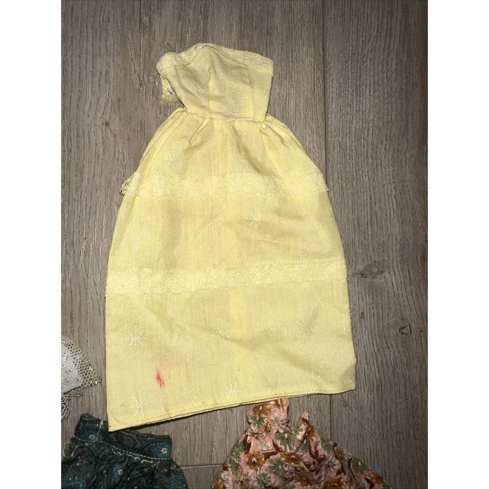 19 PCs Vintage‎ Barbie & Ken Doll Clothing Lot Dresses Outfits